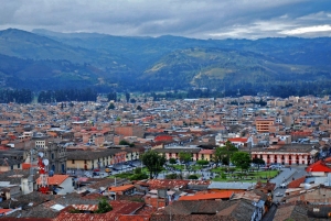 The sprawling city of Cajamarca, Peru.