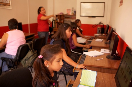 Computer Center at Pro Mujer in Mexico.